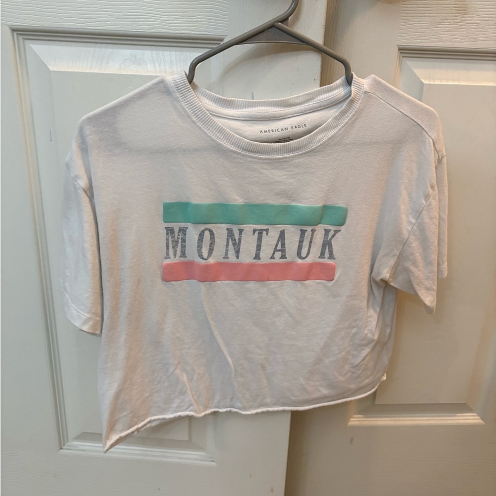 American Eagle Outfitters Kids White Graphic Tee